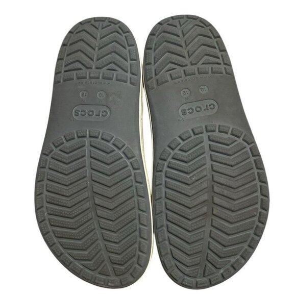 Crocs Croc Baya Band Slip On Clogs Mens 10 Womens 12 Iconic Comfort‎ Gray - Picture 7 of 8